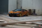 BMW i8 Austin Mahone Rusted by MetroWrapz on Vossen Wheels (VPS-305T) 2016 года